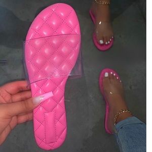🔥New🔥Lori Quilted Sandals- Pink